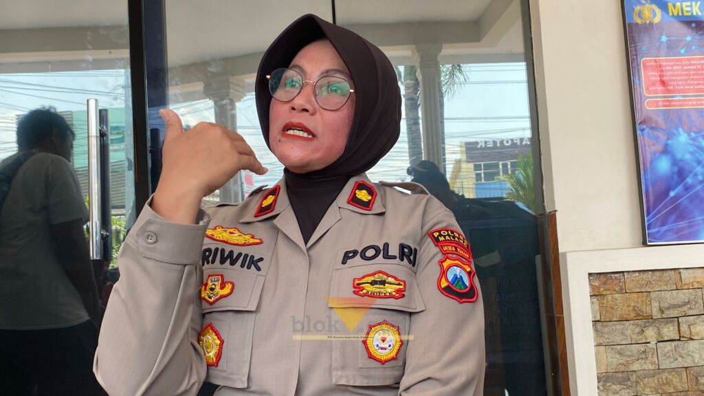 Caption : Kapolsek Dau, Kompol Triwik Winarni saat ditemui awakmedia (Blok-a.com/ Putu Ayu Pratama S)