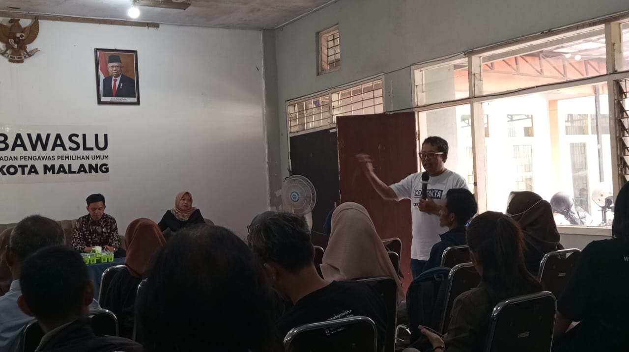 Di Bawaslu Kota Malang, Mafindo Ungkap Penyebaran Hoaks di Indonesia: 54 Persen Bertema Politik