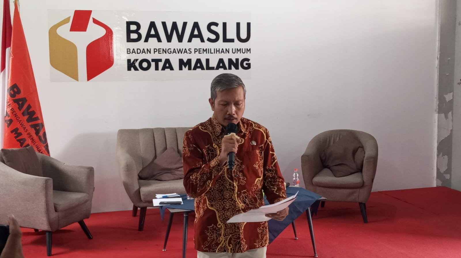 Hasil Pengawasan Bawaslu Kota Malang terkait Penerimaan Logistik Pemilu oleh KPU