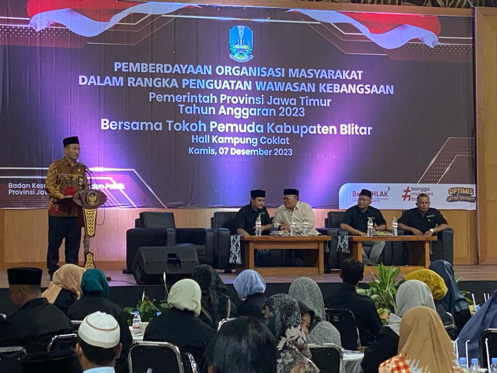 Sosialisasi Pemberdayaan Organisasi Masyarakat dalam Rangka Penguatan Wawasan Kebangsaan di Kampung Coklat. (blok-a.com/Fajar)