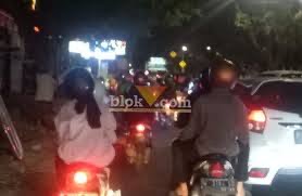 Kemacetan di Jalan Sumbersari Kota Malang (blok-A.com/Putu Ayu)