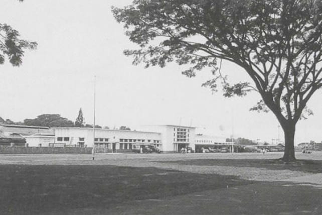 Stasiun Kota Malang pada tahun 1942. (foto : KAI Website)