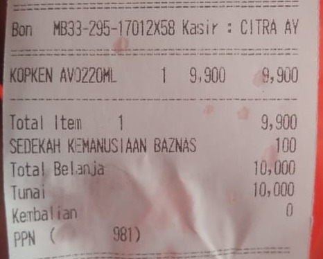 Toko Retail Modern di Malang Diduga Lakukan Donasi Tanpa Izin Dikeluhkan Pembeli