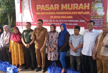 Kendalikan Inflasi dengan Pasar Murah, Pemkot Malang Gelontorkan 9500 Paket Sembako per Kecamatan
