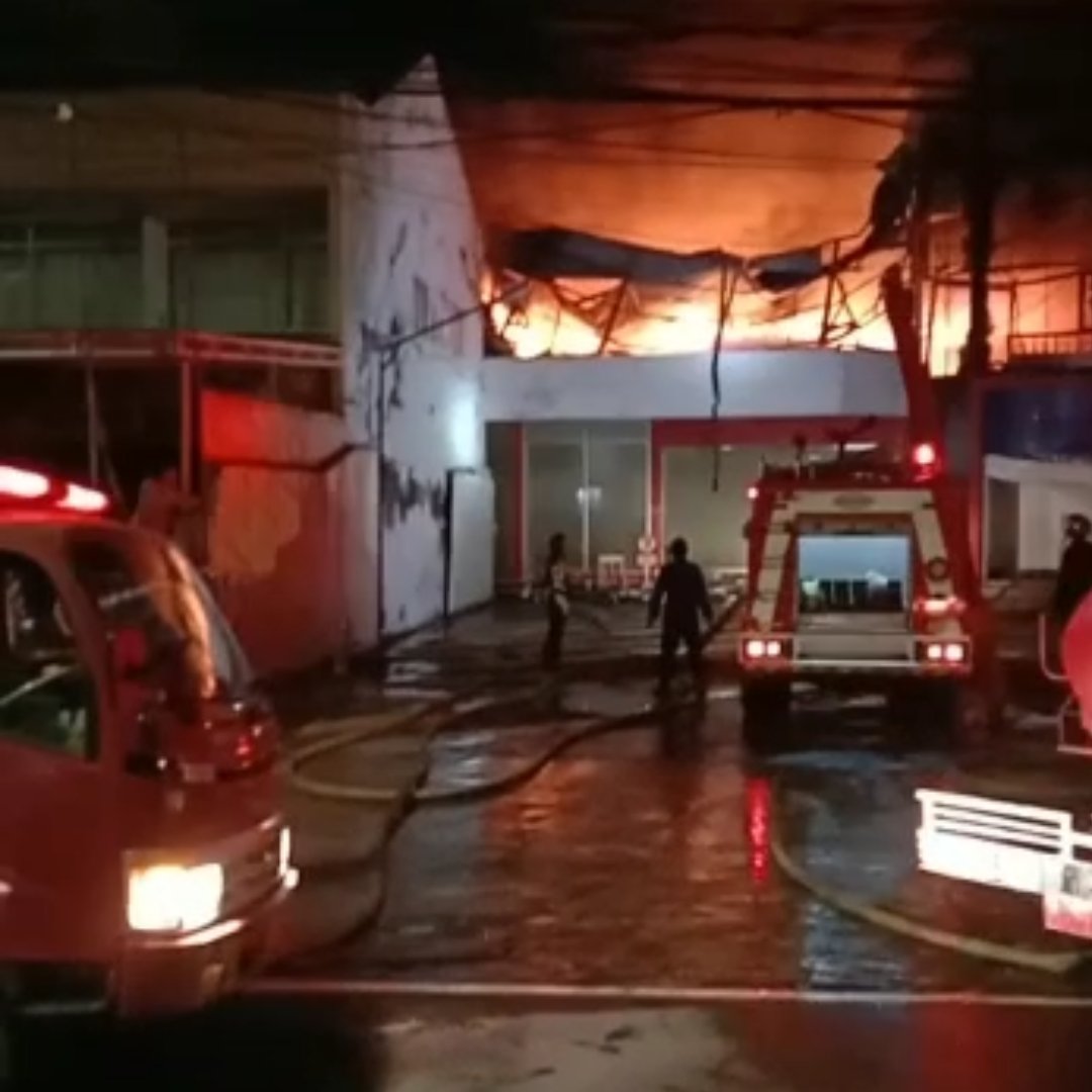 Gudang Shopee di Malang Terbakar Pada Dini Hari Tadi