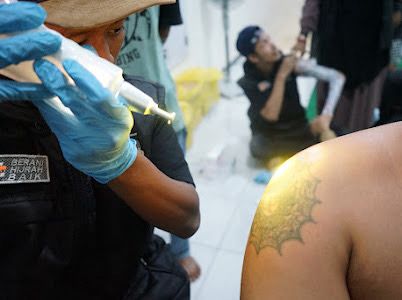 Event hapus tato gratis di Malang.