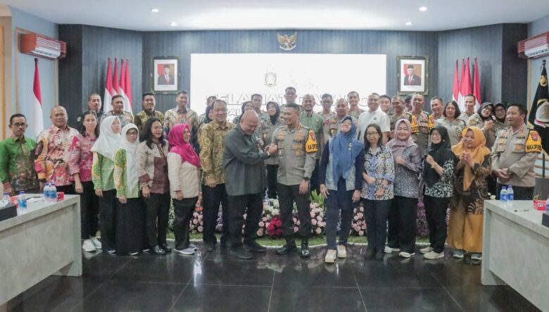 Kunjungan dari DPR RI ke Polresta Malang Kota, Rabu (21/2/2024) (blok-a/Agus)