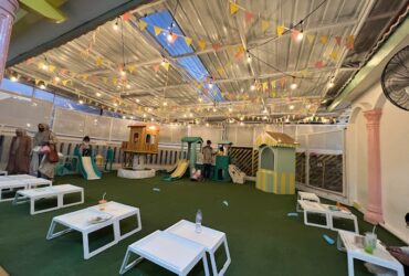 Suasana Wuffy Space, kafe ramah anak di Kota Malang (blok-a/Satria Akbar Sigit)