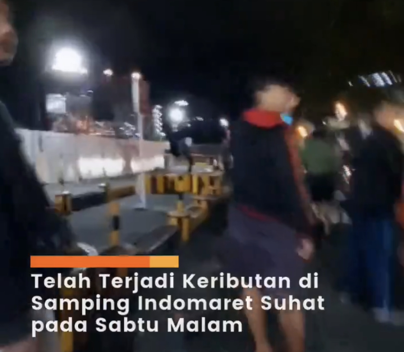 Keributan di Sekitar Indomaret jalan Soekarno-Hatta Malang Didasari Salah Paham Tentang Utang-Piutang