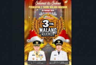 Menengok Tiga Tahun Malang Makmur, Fokuskan Pembangunan Terintegritasi dan Berkelanjutan