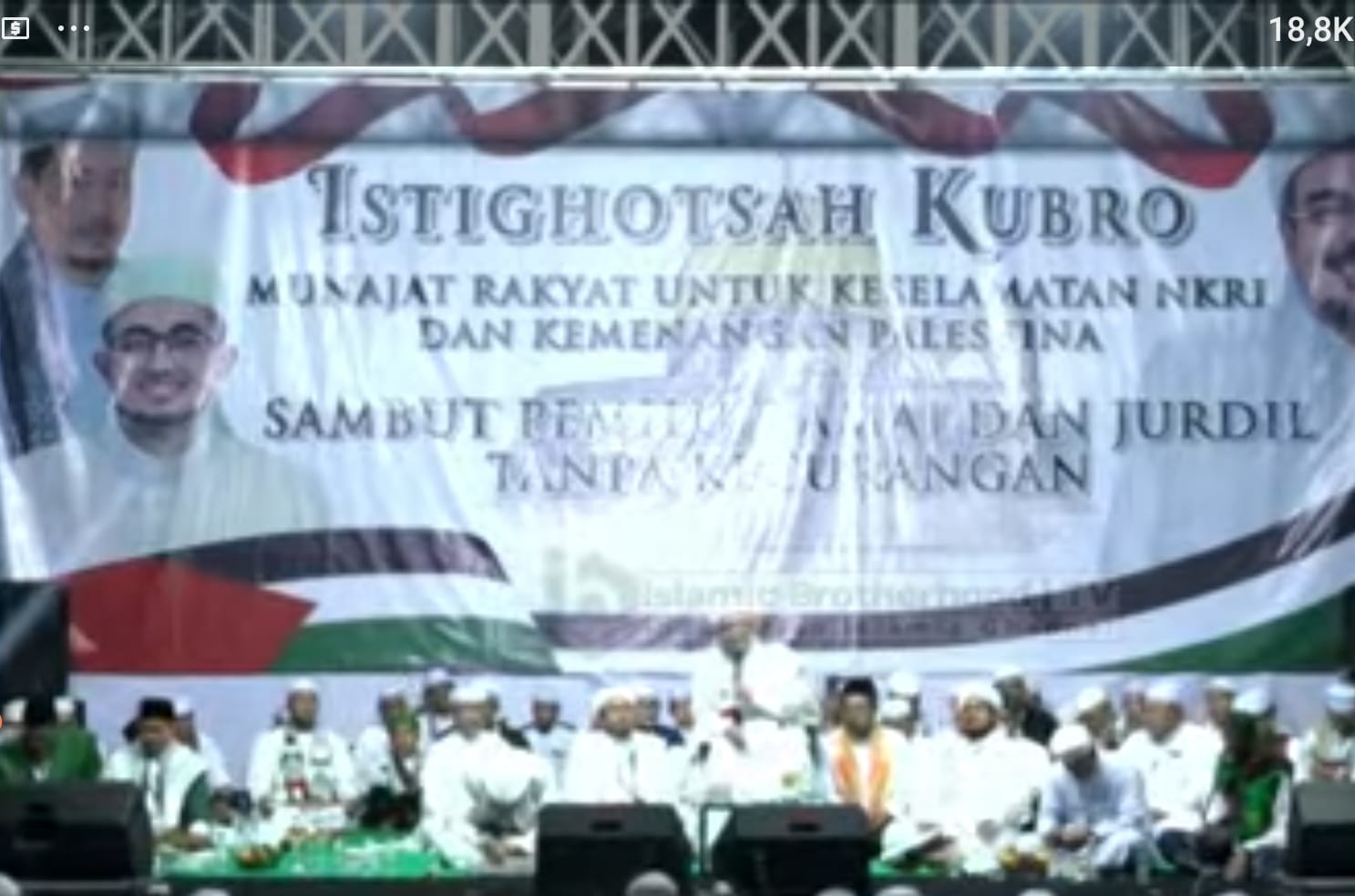 Dukung TNI-Polri, Habib Rizieq Minta Jemaah Ciptakan Pemilu 2024 Damai