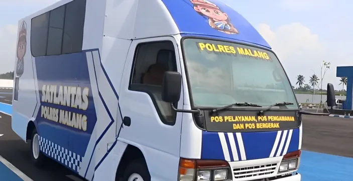 Pos Polisi Bergerak Inovasi Satlantas Polres Malang Urai Kemacetan di Lebaran 2024