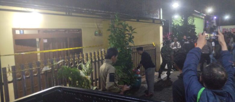 Kondisi rumah yang dirampok di Kecamatan Pakis Kabupaten Malang, Jumat (22/3/2024) (blok-a/Agus)