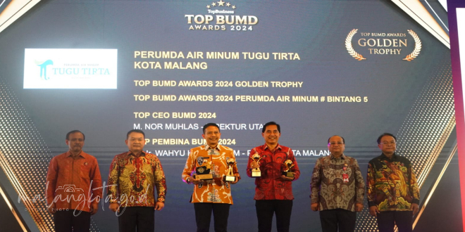 Kado Manis untuk Kota Malang, Dua BUMD Dapat Penghargaan TOP BUMD Awards
