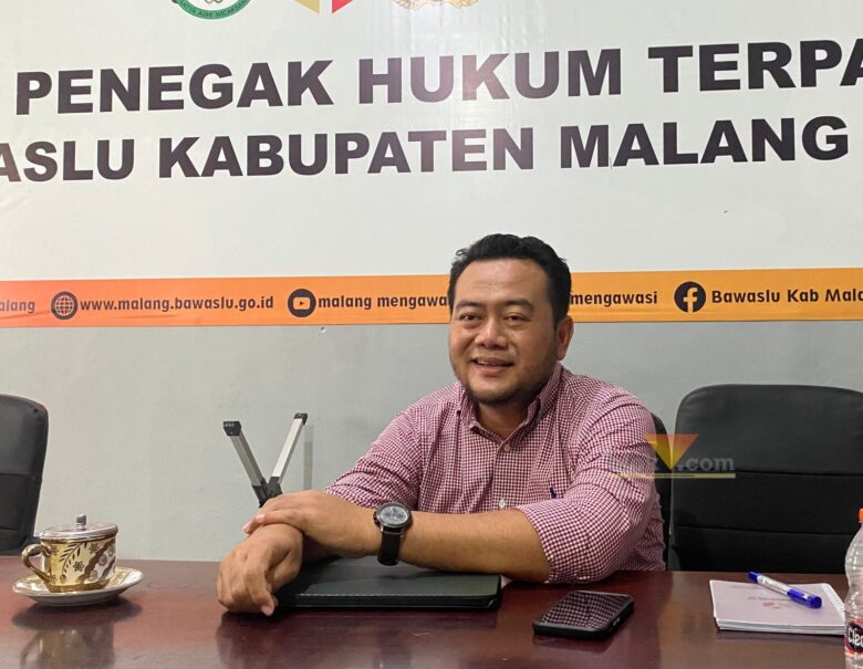 Koordinator Divisi Penanganan Pelanggaran, Data dan Informasi, Bawaslu Kabupaten Malang, Abdul Allam Amrullah (blok-a.com/ Putu Ayu Pratama S)