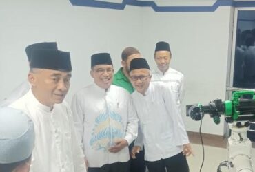 Pantauan hilal untuk menentukan awal Ramadan di Kantor Bupati Malang (dok. BMKG)