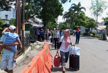 Suasana Terminal Arjosari Kota Malang, Senin (15/4/2024) (blok-a/Satria Akbar Sigit)