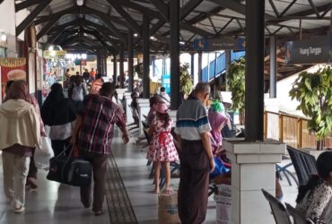 Terminal Arjosari Malang Nampak Lengang Hari Ini
