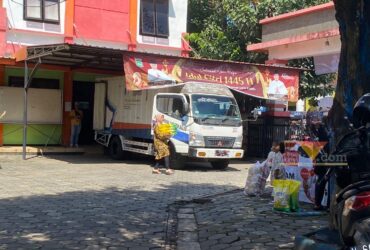 Situasi kegiatan Gerakan Pangan Murah di Kabupaten Malang sepi peminat (Blok-a.com/ Putu Ayu Pratama S)