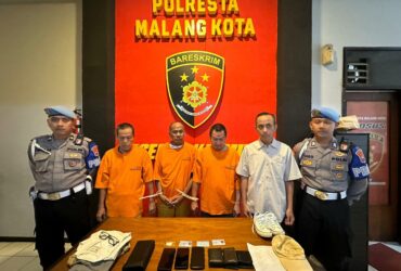 Habis Gendam Warga Rp 90 Juta Lebih, Sindikat Penipu di Kota Malang Tertangkap