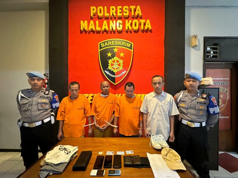 Habis Gendam Warga Rp 90 Juta Lebih, Sindikat Penipu di Kota Malang Tertangkap