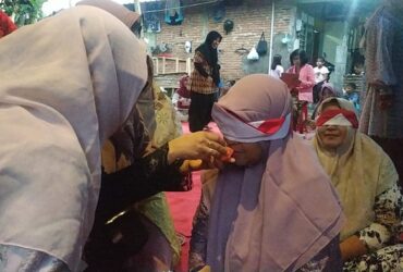 Rangkaian lomba peringatan hari Kartini di Kelurahan Bunulrejo, Kecamatan Blimbing, Kota Malang.