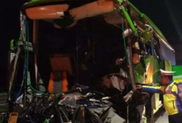 Rombongan Study Tour SMP PGRI 1 Wonosari Malang Kecelakaan di Tol Jombang-Mojokerto, 2 Tewas