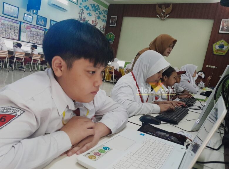 UKD di Kota Malang Hanya Ujikan 2 Mata Pelajaran, Ini Suasana di SDN Tunjungsekar 1