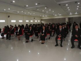 Pengambilan sumpah mutasi jabatan ASN Pemkot Malang di Gedung Islamic Center Kota Malang pada Jumat (3/5/2024).