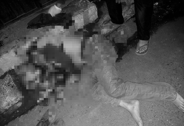 Terduga maling motor babak belur dihajar warga di Wendit Utara, Pakis, Malang.