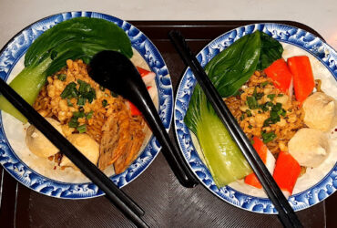 Penampakan porsi Mie Sapi Naga Terbang Malang.