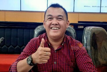 Panglima Tim Jaringan Gerindra Kota Blitar, Yohan Tri Waluyo yang juga Ketua Komisi II DPRD Kota Blitar. (blok-a.com/Fajar)