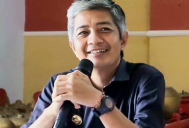 Kepala Desa Serang Kecamatan Panggungrejo, Dwi Handoko, bakal calon Wakil Bupati Blitar. (blok-a.com/Fajar)