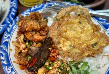 Seporsi menu Warung Sambel Dua Saudara.(Foto: Twitter/InfoMalang)