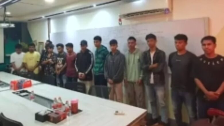 14 Orang Mahasiswa Terlibat Perusakan Rumah Kos di Dau Kabupaten Malang, Minggu (16/6/2024) (blok-a/Andik Agus)