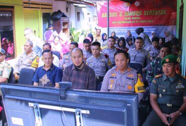 Caption: Zoom Bedah Rumah dan Pembagian Sembako di Kelurahan Karangbesuki, Sukun, Kota Malang, Selasa (25/6/2924) (blok-a/ Andik Agus).