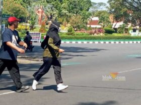 Pejalan kaki di Kota Malang (Satria Akbar Sigit/Blok-a.com)