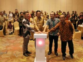 caption:Pj Wali Kota Malang Dalam Rangkaian Kegiatan Malang Digital Forum 2024 di Hotel Savana. Rabu (3/7/2024) (blok-a/Andik Agus)