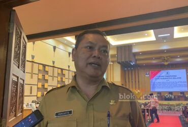 Inspektur Kabupaten Malang, Nurcahyo saat ditemui awakmedia (blok-a.com/ Putu Ayu Pratama S)