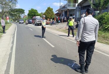 Caption; Petugas Lakukan olah TKP, Jumat (5/7/2024) (blok-a/Andik Agus)