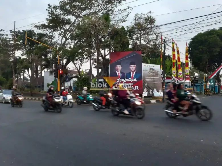 Ilustrasi baliho saat Pemilu 2024 di Kabupaten Malang (blok-a.com/ Putu Ayu Pratama S)