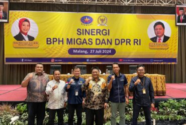 Ridwan Hisjam saat menghadiri Sinergi BPH Migas dan DPR RI di Hotel Savana Kota Malang, Jumat (27/7/2024).