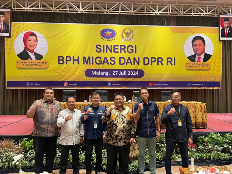 Ridwan Hisjam saat menghadiri Sinergi BPH Migas dan DPR RI di Hotel Savana Kota Malang, Jumat (27/7/2024).