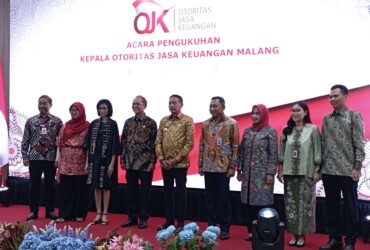 caption:PJ Walikota Malang Bersama Kepala OJK Baru Dalam Sesion Foto Bersama, Selasa (2/7/2024)