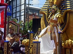 Blitar Ethnic National (BEN) Carnival 3rd tahun 2024 yang digelar Pemerintah Kota Blitar. (blok-a.com/Fajar)