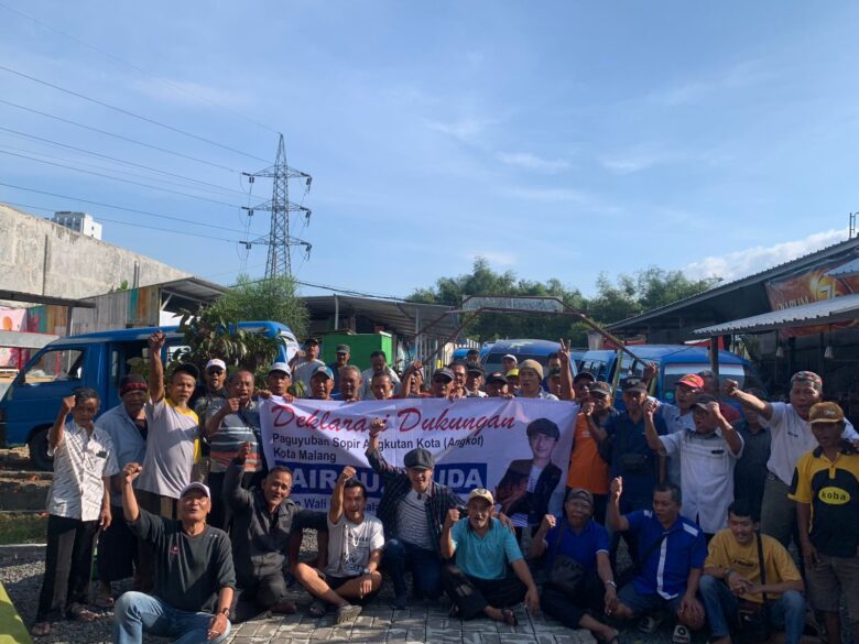 Kak Fai Didukung Para Sopir Maju Pilkada Kota Malang 2024, Janji Siap Jadi Marketing Angkot