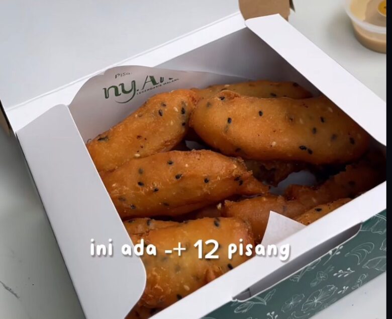 Pisang Goreng Nyona Ani di Kota Malang, Cara Aesthetic Menikmati Jajanan Lawas Rasa Kekinian