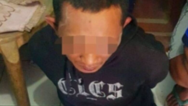 Caption; Tampang maling Laptop dan LPG, Rabu (17/7/2024) (blok-a/Andik Agus)