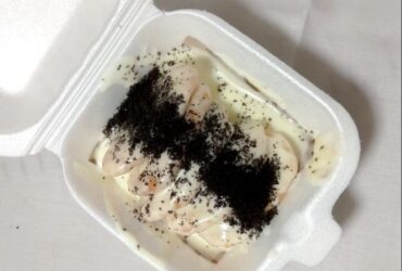 Getas kekinian topping vanilla crumble by kedai Olykoek Bywsm, Samaan, Kecamatan Klojen, Kota Malang (dok. Instagram olykoek_bysm)