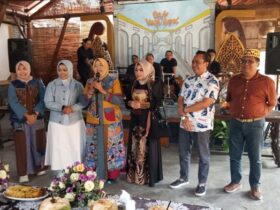Farewell Meeting tim Lomba Cipta Rasa Khas Kota Malang di Waroeng Tani, Kecamatan Dau, Kabupaten Malang, Sabtu (20/7/2024).